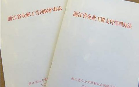 浙江省企业工资支付管理办法（2017）