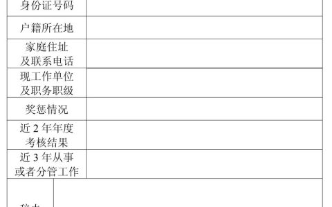 中组部发布公务员辞去公职最新规定（附申请表）