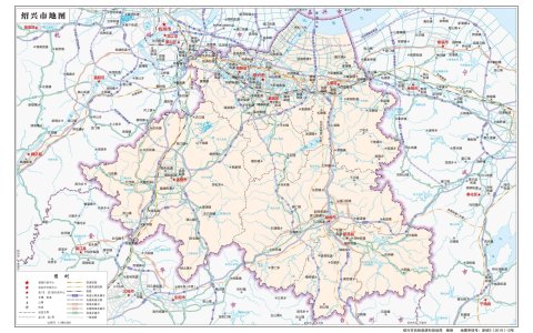 绍兴全市及下属县市区地图